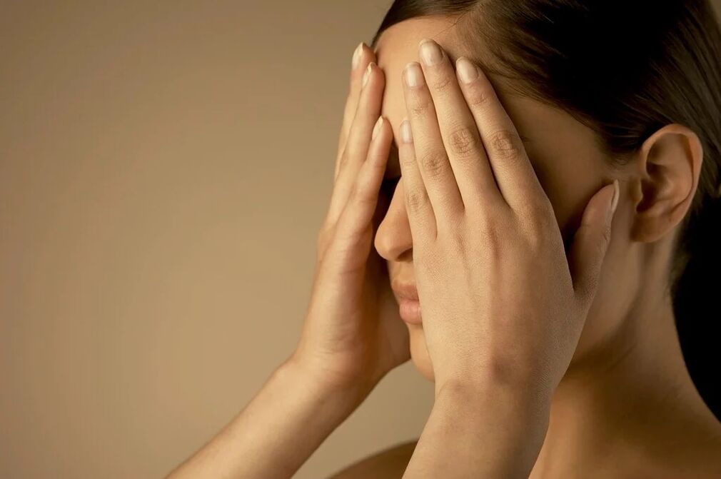 Exercício de palmas de olhos